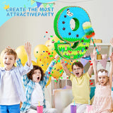 Number 9 Pinata for Birthday Party Decorations Jungle Dinosaur
