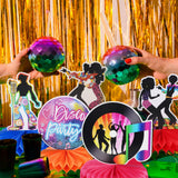 70s Disco Table Centerpieces for 1970s Disco Fever Party Decorations