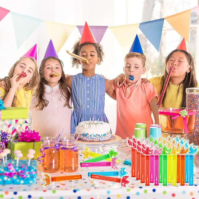 Princess Party Favors 24Pcs Glitter Crown Bubble Wands for Kids