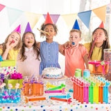 Princess Party Favors 24Pcs Glitter Crown Bubble Wands for Kids