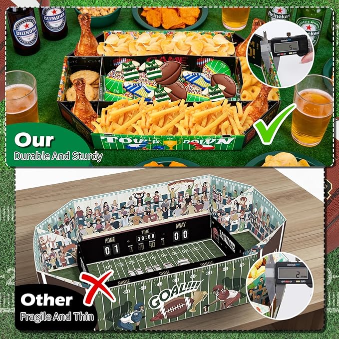 Football Party Decorations for Game Day Celebration Tailgate