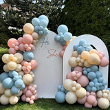 Pink and Blue Balloons Gender Reveal Boy or Girl 12inch Pastel Light