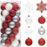 Valery Madelyn Christmas Tree Decorations Ornament Set, 50ct 2 Inches