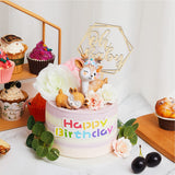 Taiyin Oh Baby Cake Toppers for Baby Shower Cute Deer Cake Toppers