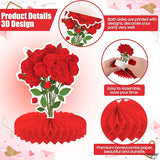 Valentines Day Centerpiece for Table Pack of 9 Red Pink Valentines