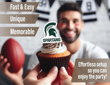 Michigan State Party Supplies for MSU Football, Birthday Gift,