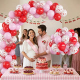 Red and Pink Cherry Balloons,12 Inch Red Pink Cherry Printed Balloon