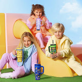 24 oz Stainless Steel Tumbler for Children: Durable Handle, Easy to