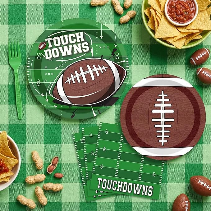 96 Pcs Football Party Decorations Tableware Set Football Theme