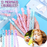 98 Mermaid Party Favors for Girls Birthday Supplies Straw Bubble