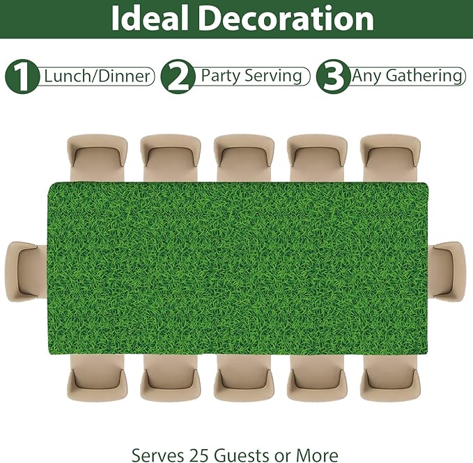 Qyeahkj Golf Party Supplies Serves 24 Golf Ball Party Paper Plates