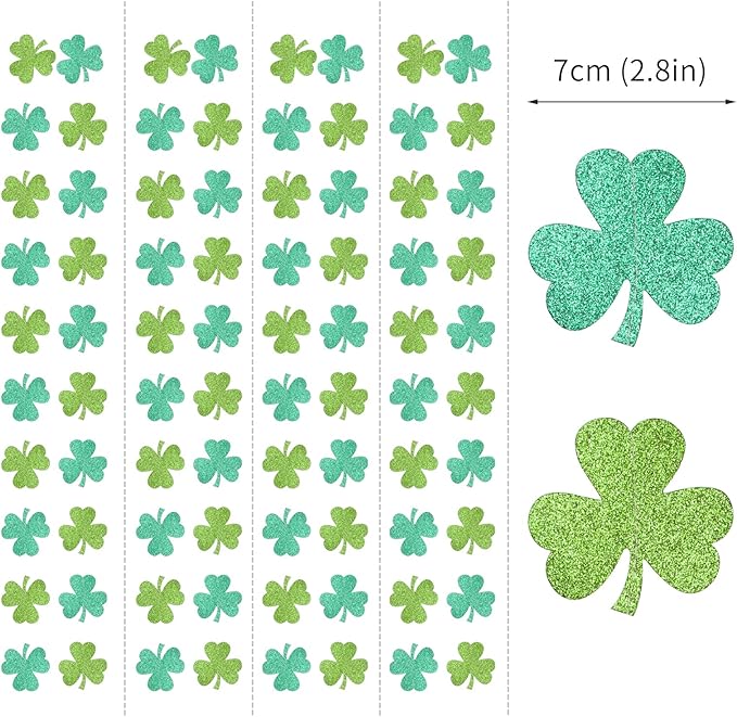 St-Saint Patricks-Day Decorations Shamrock Green-Garland - 35ft St.