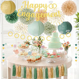 Engagement Party Decorations Sage Green Engaged Decorations with