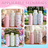 Set of 3 Wildflowers Bridal Shower Spandex Cylinder Stand Cover for