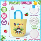 Summer Coloring Goodie Bags for Kids 24Pcs Hello Summer Beach Bulk
