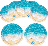 Ocean Waves Plates Summer Beach Birthday Supplies 48 Piece Pool