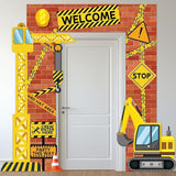 Construction Porch Sign Banner Construction Truck Party Hanging