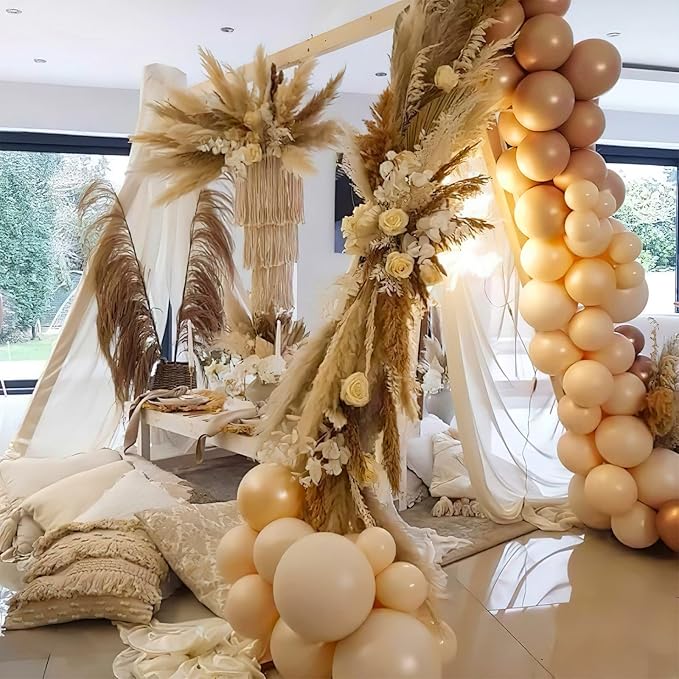 PartyWoo Nude Balloons 100 pcs Different Sizes Pack of 36 18 12 10 5