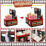20 Pieces Movie Night Snack Trays with Handles Movie Night Party