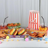 45 Pcs Movie Night Snack Tray with Popcorn Bags Movie Night Supplies
