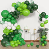 Amandir 153pcs Green Balloons Arch Garland Kit, Different Sizes 18 12