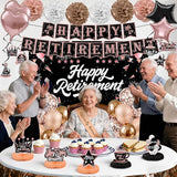 Retirement Party Decorations Rose Gold Happy Retirement Decorations