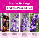 Bezente Purple Giant Balloons 36 Inch - 8 Pack Jumbo Purple Balloons