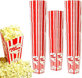 110 Movie Night Popcorn Paper Boxes Buckets 7.75 Inches Tall Large