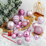 XmasExp 24ct Christmas Ball Ornaments Shatterproof Christmas Ornaments