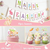 Easter Party Decorations Kit Happy Easter Bunny Party Supplies for