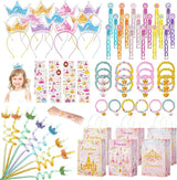 72Pcs Princess Party Favors Crown Birthday Decorations Party