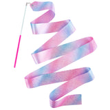 HiUnicorn 14PCS Sparkling Dance Ribbon for Kids Girls Princess Mermaid