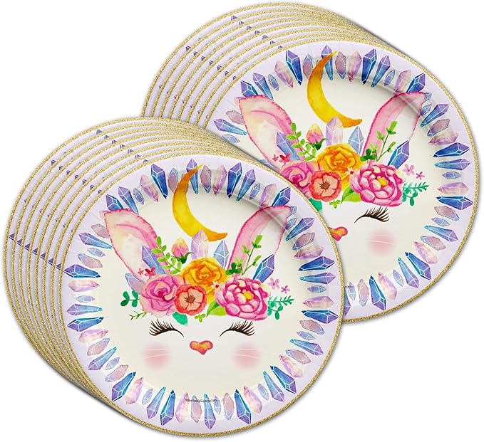 Bunny Rabbit Floral Birthday Party Supplies Easter Bunny Party