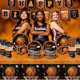 194pcs Basketball Party Plates and Napkins Set Birthday Party