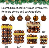 Bronze Christmas Ornaments - Christmas Tree Decorations Shatterproof