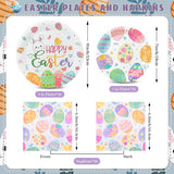 150PCS Easter Plates and Napkins Sets Disposable Easter Party