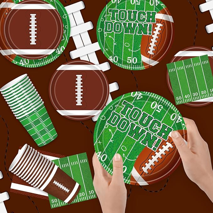 Football Party Decorations Football Party Supplies Dinner Plates