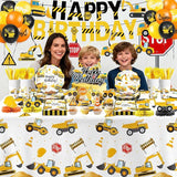 Construction Birthday Party Supplies Plates Napkins Cups