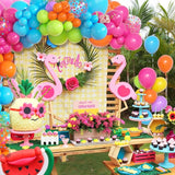Amandir 153pcs Summer Tropical Balloon Arch Garland Kit Different