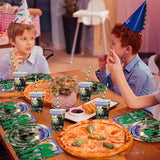 192 Pcs Dinosaur Birthday Party Supplies Jurassic Dinosaur Plates