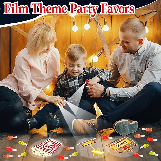 36Pcs Movie Night LED Finger Lights Movie Theme LED Finger Lights