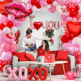 Huge Valentines Day Balloon Arch Kit 30 Inch Pack of 112 including