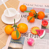 Gresorth Artificial Mini Bunch Orange Decoration Lifelike Tangerine