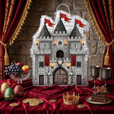 WERNNSAI Medieval Castle Piñata - Medieval Piñata with Blindfold and