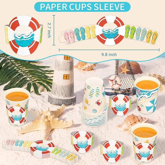 Summer Beach Party Decorations Hawaiian Beach Pool Umbrella Flip