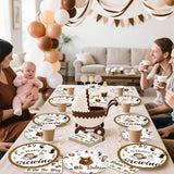 Coffee Baby Shower Decorations 96Pcs A Baby Is Brewing Baby Shower