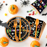 175 Pcs Halloween Tableware Party Supplies Set Serves 25 Spooky