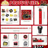 168 Pcs Movie Night Party Favors Set Movie Night Stationery Set