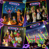 SHQDD 500 Glow Sticks Bulk Party Pack, 8” Neon Glow Sticks, DIY