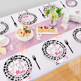 96Pcs Last Rodeo Bachelorette Party Decorations Pink & Silver Disco
